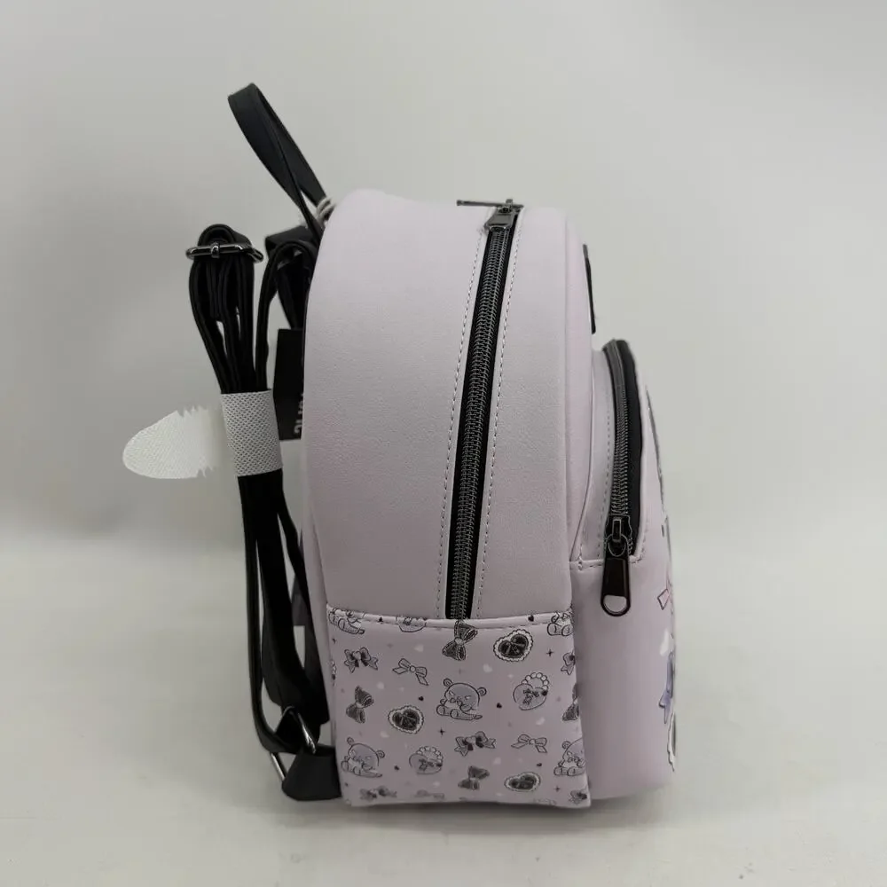 Loungefly Kuromi Baku Sass Pose Mini Backpack Hello Kitty Gothic Lolita Kawaii